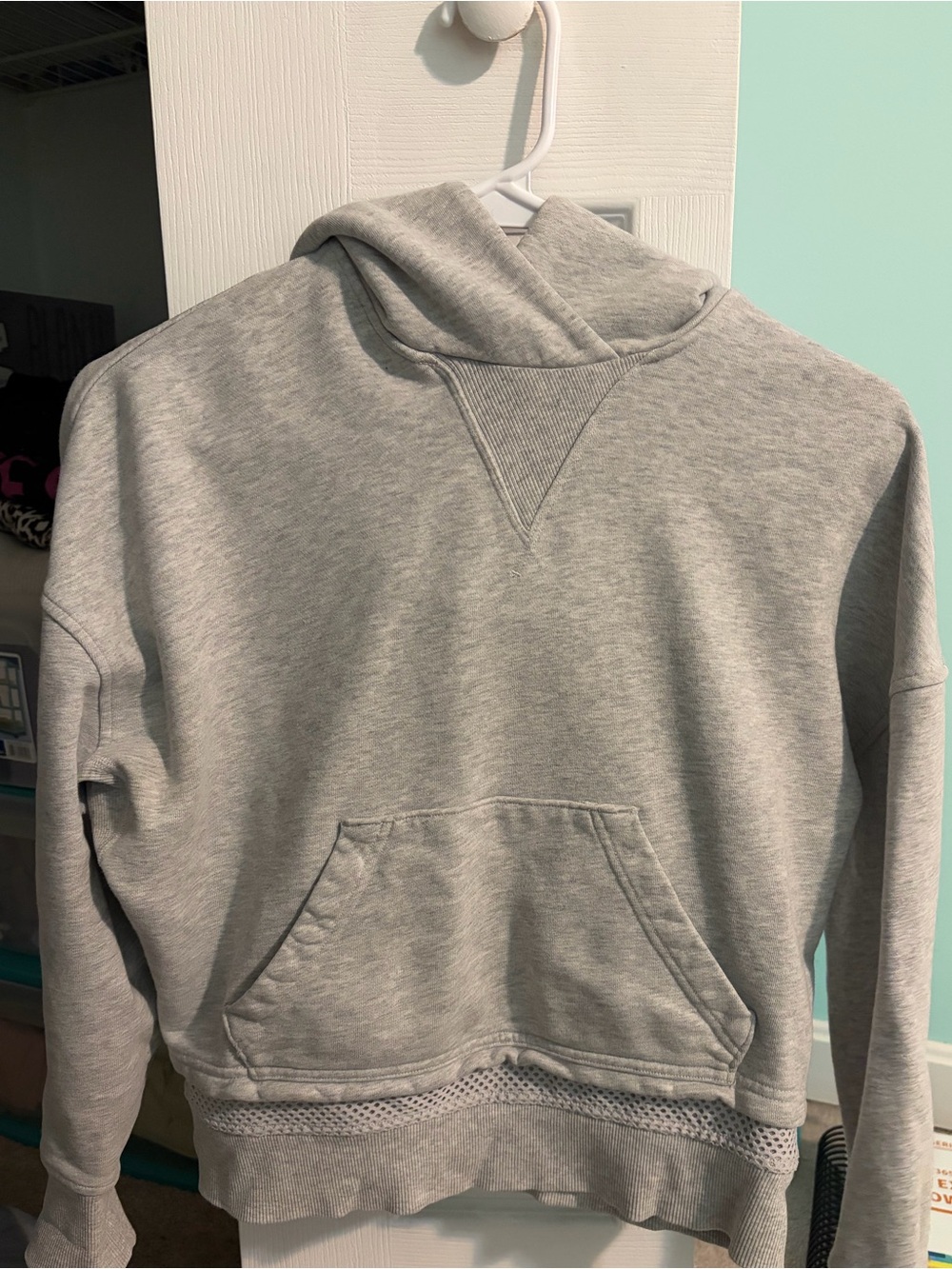 lululemon athletica Heather Gray Pullover Hoodie